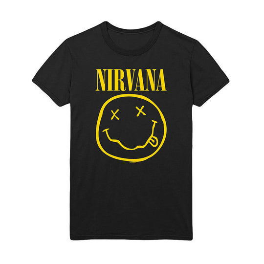 Nirvana : Yellow Smiley Flower Sniffin' - T-Shirt