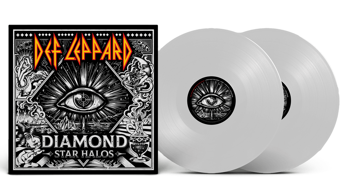 Vinyl - Def Leppard : Diamond Star Halos (Ltd Clear Vinyl) - The Record Hub