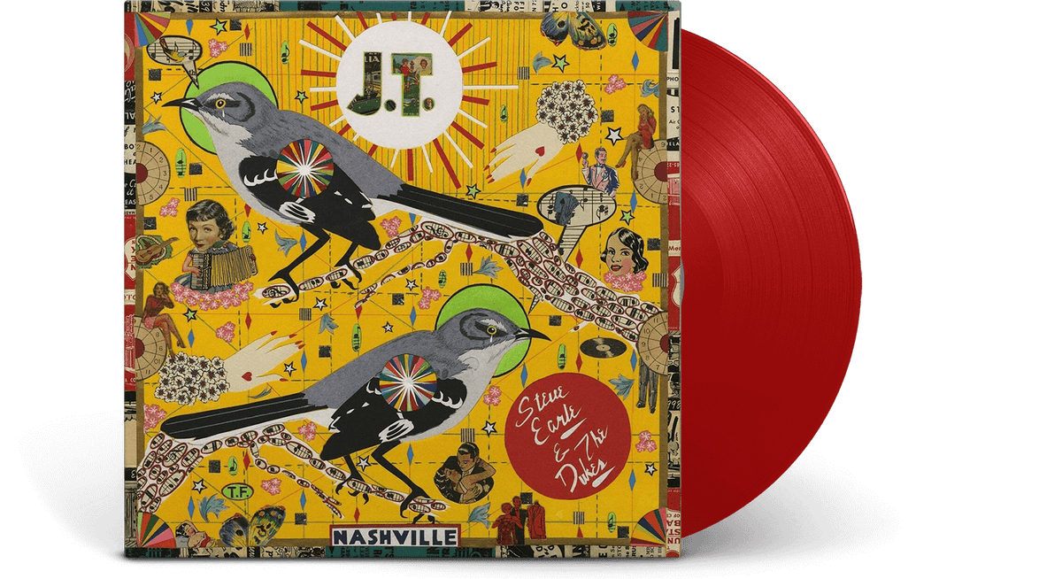 Vinyl - Steve Earle &amp; The Dukes (Ltd Red Vinyl) : J.T. - The Record Hub