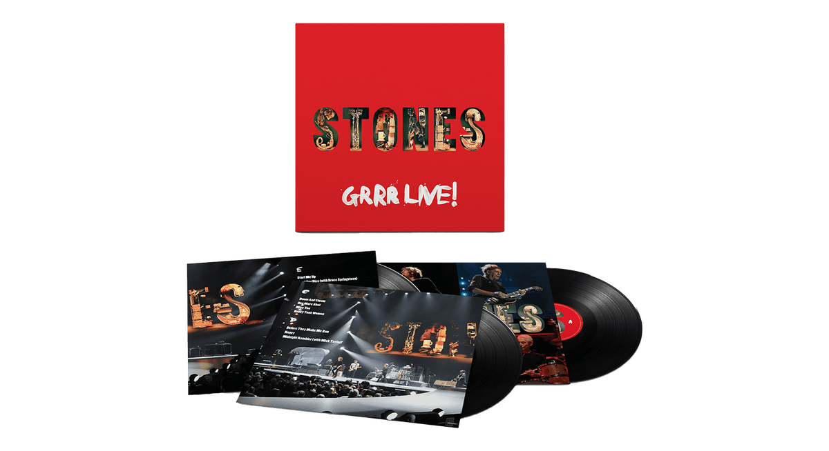 Vinyl - The Rolling Stones : Grrr! Live (3LP Standard Black) - The Record Hub